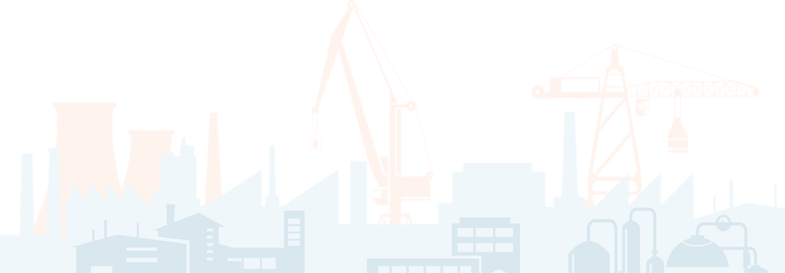 Industrial Skyline Illustration Industrial Skyline Illustration
